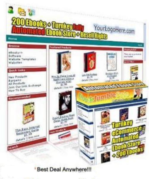 Product picture New Turnkey Ebook Store With Resale Rights
